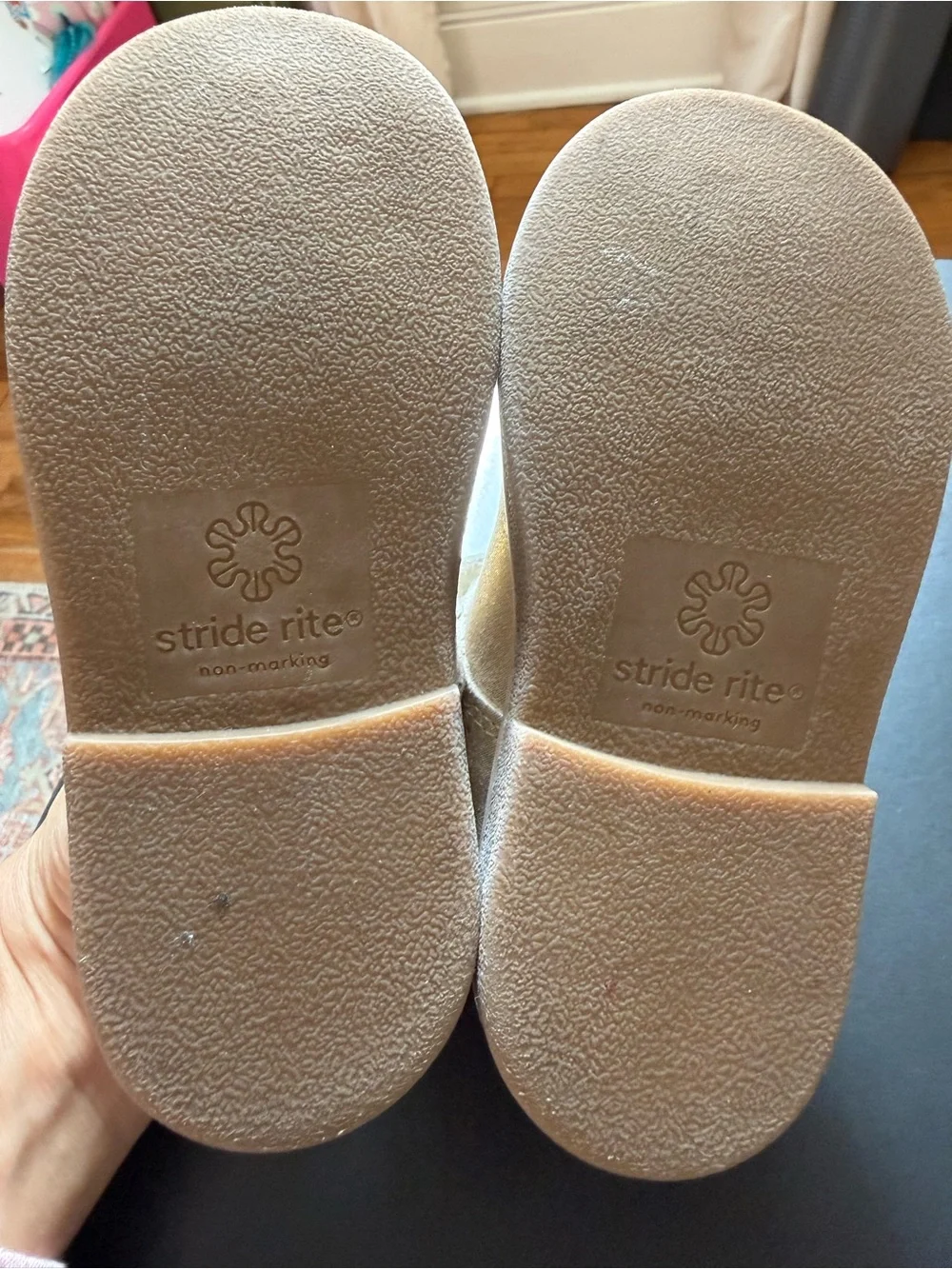 Stride Rite Toddler Mara Mary Jane Size 7 in Champagne ✨ No Box